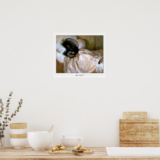 John Singer Sargent Zedign Art Poster #13-2 (Küche)