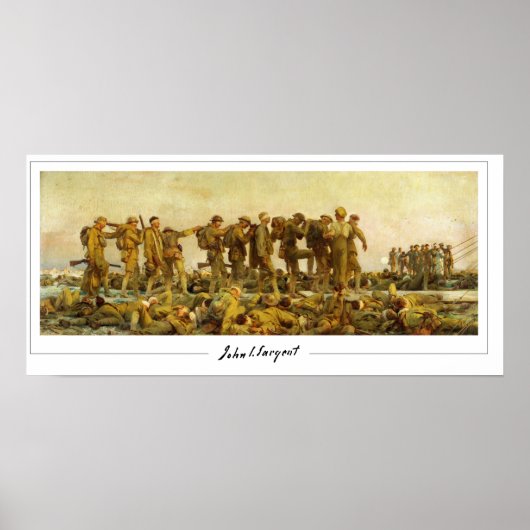 John Singer Sargent Zedign Art Poster #15-2 (Vorne)