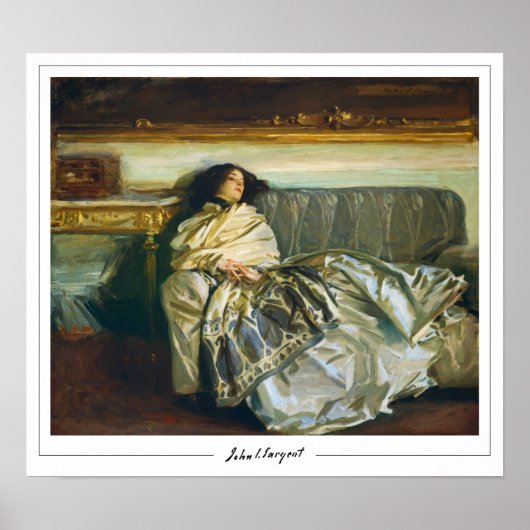 John Singer Sargent Zedign Art Poster #16-2 (Vorne)