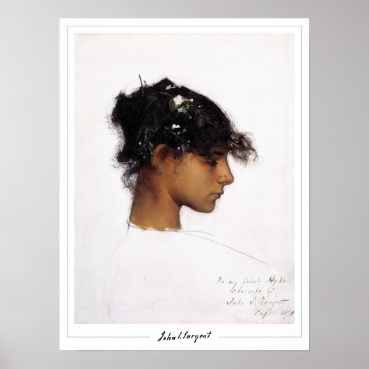 John Singer Sargent Zedign Art Poster #2 (Vorne)