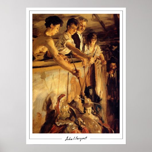 John Singer Sargent Zedign Art Poster #215-2 (Vorne)