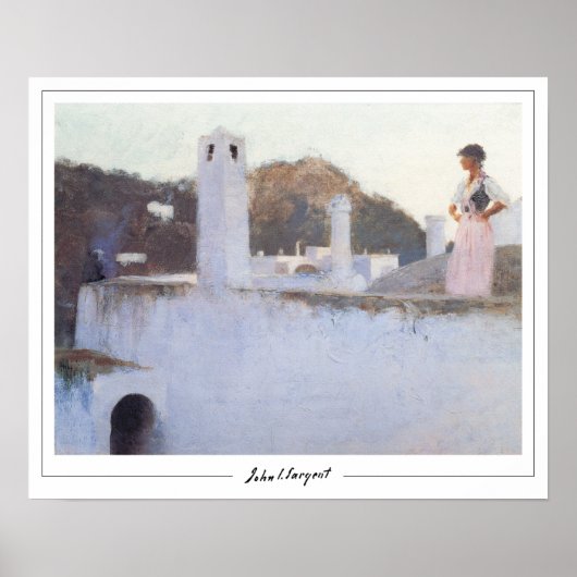 John Singer Sargent Zedign Art Poster #26 (Vorne)