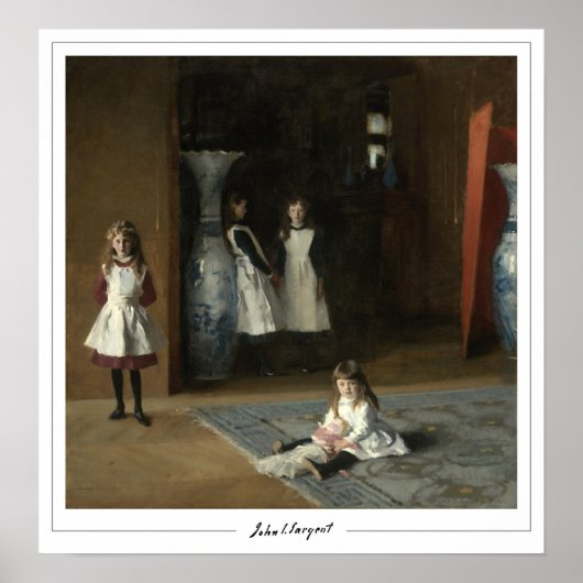 John Singer Sargent Zedign Art Poster #37-2 (Vorne)