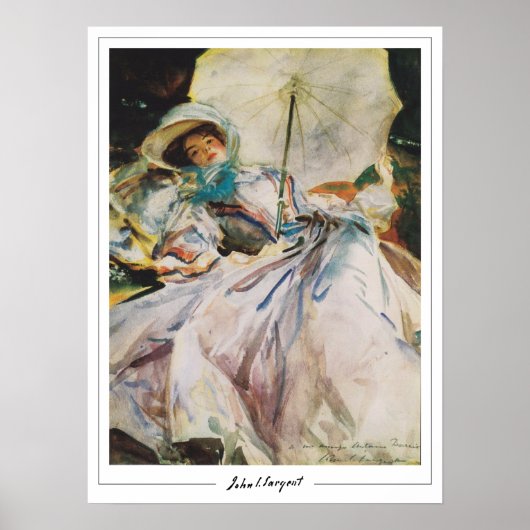 John Singer Sargent Zedign Art Poster #469 (Vorne)