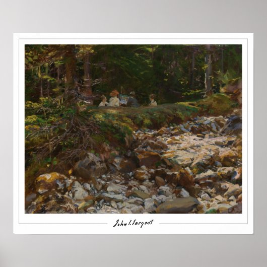John Singer Sargent Zedign Art Poster #7 (Vorne)