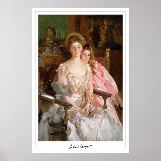 John Singer Sargent Zedign Art Poster #8-2 (Vorne)