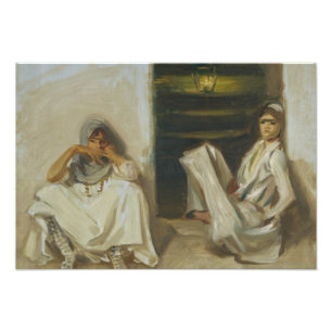 John Singer Sargent - Zwei arabische Frauen Fotodruck