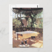 John Singer Sargent - Zwei Weingläser Postkarte (Vorne/Hinten)