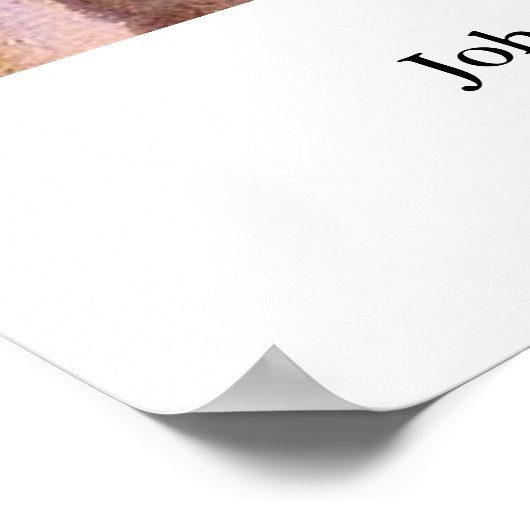 John Singer Sargent's Beduins Poster (Ecke)