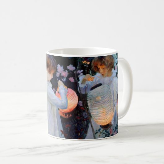 John Singer Sargent's Carnation, Lily, Lily, Rose Kaffeetasse (VorderseiteRechts)