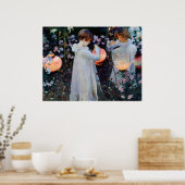 John Singer Sargent's Carnation, Lily, Lily, Rose Poster (Küche)