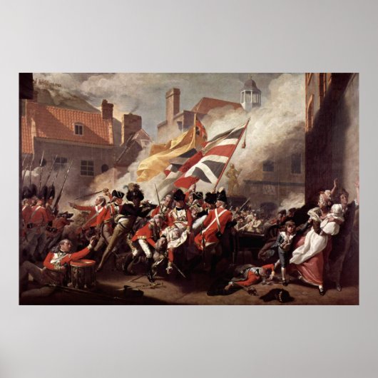 John Singleton Copley Battle of Jersey Poster (Vorne)