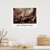 John Singleton Copley Battle Of Jersey Poster (Küche)