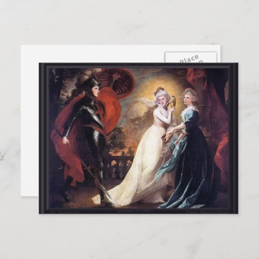 John Singleton Copley - Der Rotkreuz-Ritter Postkarte (Vorne/Hinten)