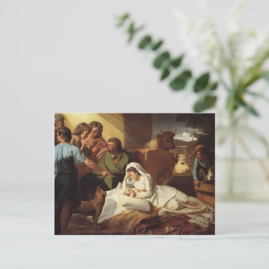 John Singleton Copley - Die Krippe Postkarte (Stehend Vorderseite)