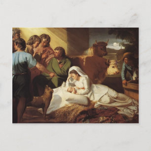 John Singleton Copley - Die Krippe Postkarte