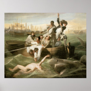 John Singleton Copley Watson und der Hai Poster