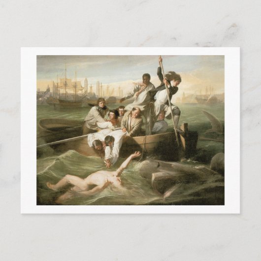 John Singleton Copley Watson und der Hai Postkarte (Vorderseite)