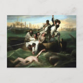 John Singleton Copley- Watson und der Hai Postkarte (Vorderseite)