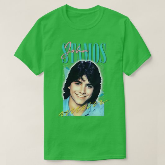 John Stamos ästhetische Retro Fan Art T-Shirt (Design vorne)