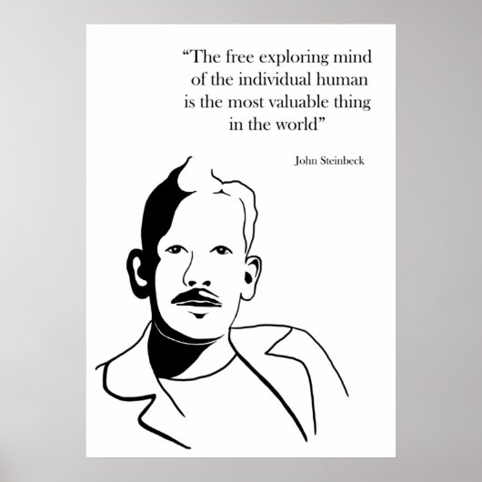 John Steinbeck Poster (Vorne)