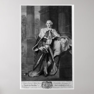 John Stuart, 3. Earl of Bute, 1763 Poster