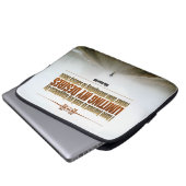 John Stuart Mill Inspiration Zitat "Glück" Laptopschutzhülle (Vorne Knopf)