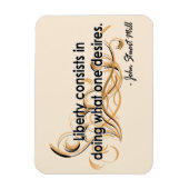 John Stuart Mill Magnet (Vertikal)