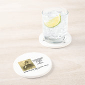 John Stuart Mill-Nützlichkeit eines Sandstein Untersetzer (Seite)