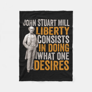John Stuart Mill Philosopher Zitat Philosophie Stu Fleecedecke