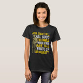 John Stuart Mill Philosopher Zitat Philosophie Tea T-Shirt (Vorne ganz)