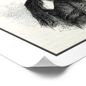 John Stuart Mill Portrait Poster (Ecke)