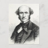 John Stuart Mill-Porträt Postkarte (Vorderseite)