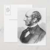 John Stuart Mill Postkarte (Vorne/Hinten)