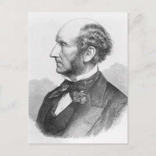 John Stuart Mill Postkarte (Vorderseite)