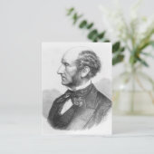 John Stuart Mill Postkarte (Stehend Vorderseite)