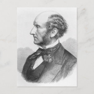John Stuart Mill Postkarte