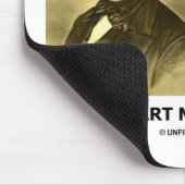 John Stuart Mill Truth gewinnt mehr Think Quote Mousepad (Ecke)