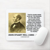 John Stuart Mill Truth gewinnt mehr Think Quote Mousepad (Mit Mouse)