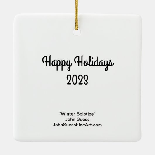 John Suess 2023 Weihnachtsschmuck (Rückseite)