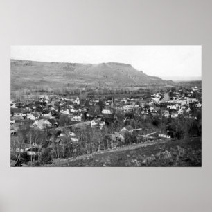 John-Tag, Oregon-Stadtansicht-Fotografie Poster