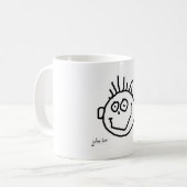 John" Tasse durch John-Damhirschkuh-T-Shirts (Vorderseite Links)