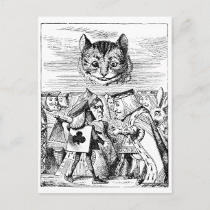 John Tenniel Cheshire Cat aus Alice im Wunderland Postkarte