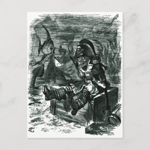 John Tenniel: Davy Jones Locker Postkarte