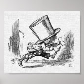John Tenniel Die Mad Hatter-Alice im Wunderland Poster (Vorne)