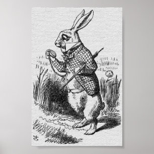 John Tenniel Illustration Alice im Wunderland Poster