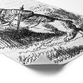 John Tenniel Illustration Alice im Wunderland Poster (Ecke)