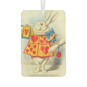 John Tenniel | Weißes Kaninchen Autolufterfrischer (Rückseite)