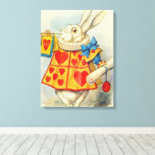 John Tenniel | Weißes Kaninchen Leinwanddruck (Insitu (Holzboden))