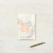 John Tenniel | Weißes Kaninchen Post-it Klebezettel (Auf Schreibtisch)